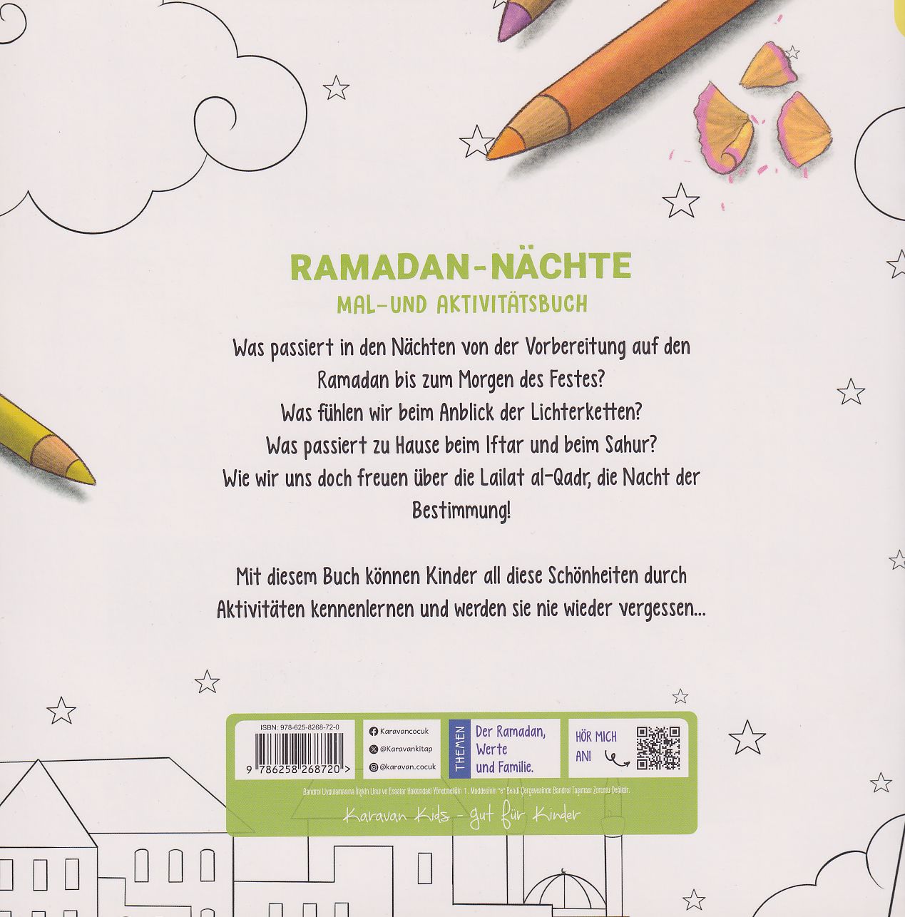 Mal- Und Aktivitätsbuch Ramadan Nächte
