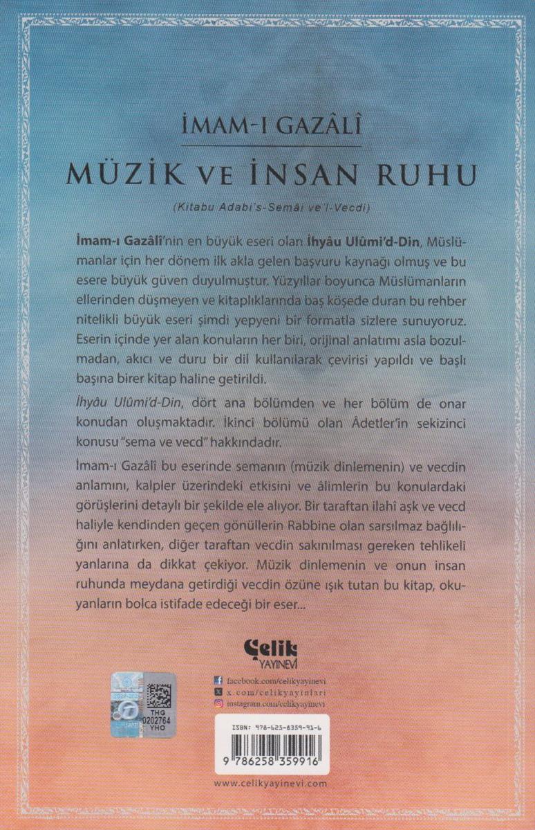 Müzik ve İnsan Ruhu;(Kitabu Adabi’s-Semâi ve’l-Vecdi)