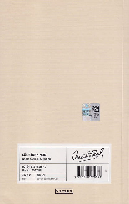 Çöle İnen Nur
