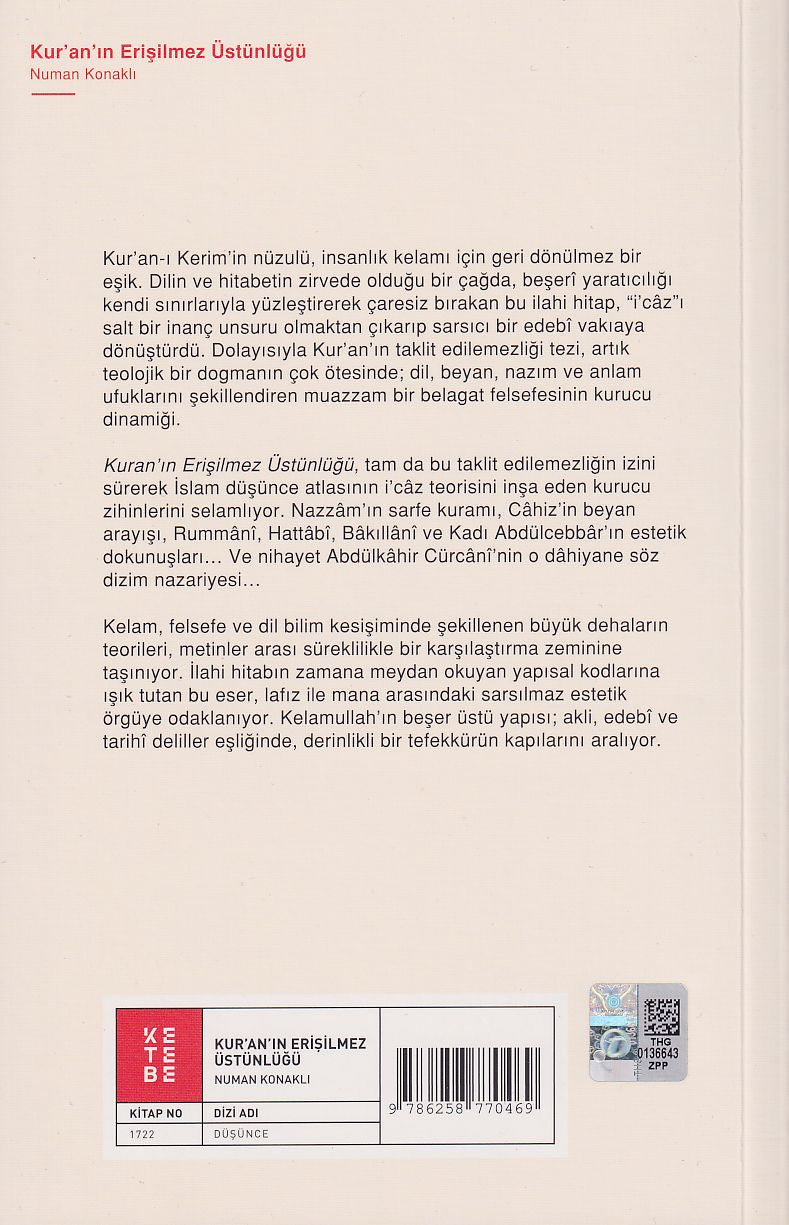 Kuran'ın Erişilmez Üstünlüğü