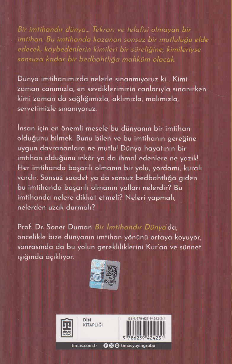 Bir İmtihandır Dünya