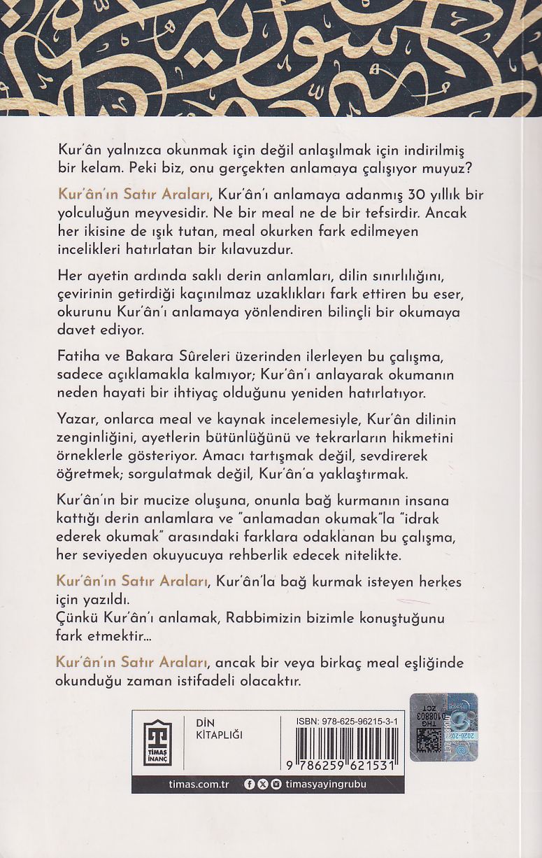 Kuranın Satır Araları