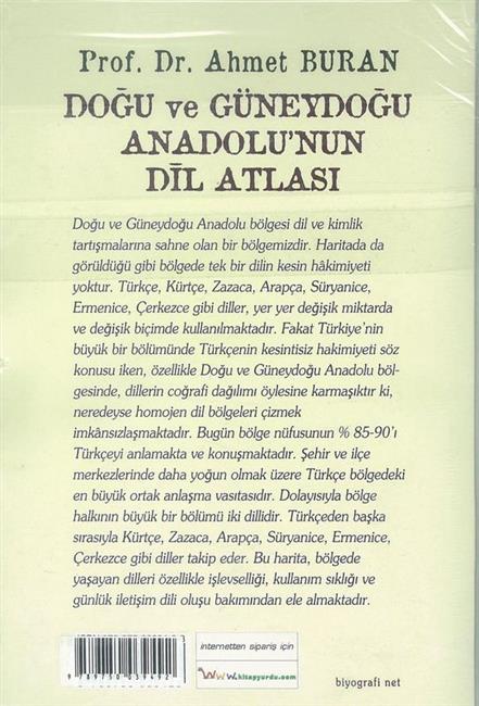 Dogu Ve Güneydogu Anadolunun Dil Atlasi