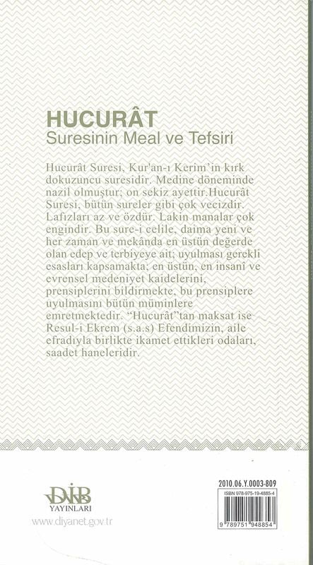 Hucurat Suresinin Meal Ve Tevsiri