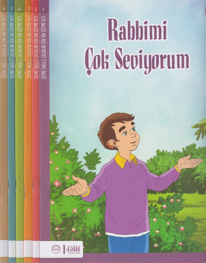 Isitme Engelli Cocuklar Icin Din Egitimi Seti 6 Kitap Rabbimi Cok Seviyorum