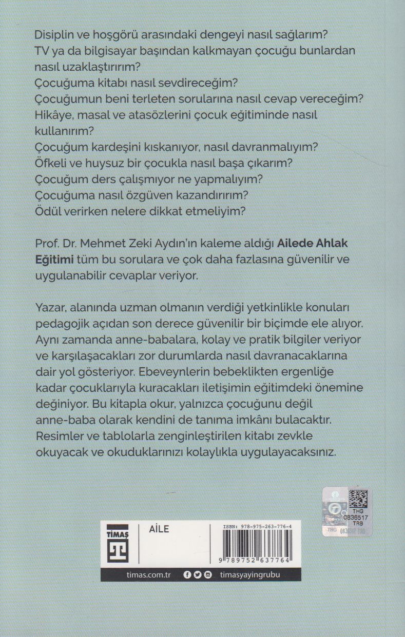 Ailede Ahlak Egitimi