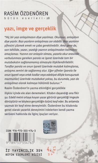 Yazi Imge Ve Gerceklik