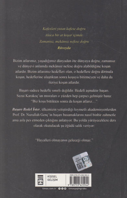 Basarı Bedel İster Hayalleri Olmayanın Geleceği Olmaz