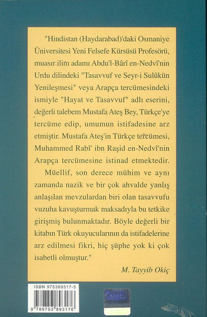 Kitap Ve Sünnetin Ruhuna Göre Tasavvuf Ve Hayat