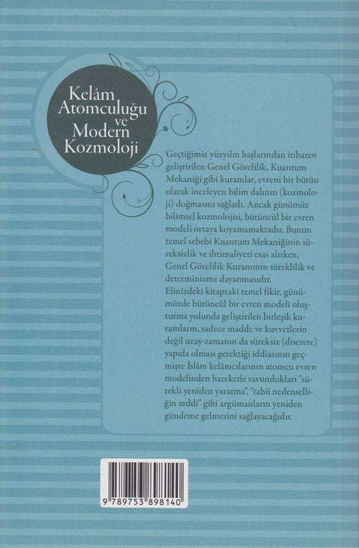 Kelam Atomculugu Ve Modern Kozmoloji