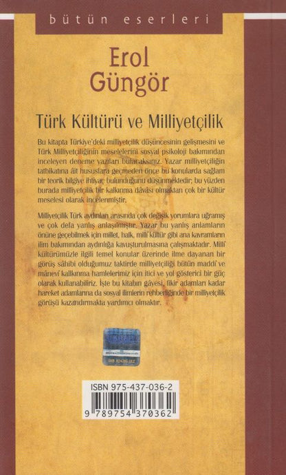 Türk Kültürü Ve Milliyetcilik