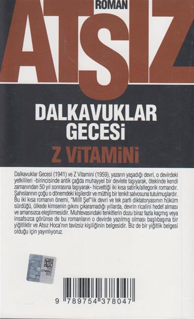 Dalkavuklar Gecesi-Z Vitamini