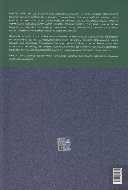 Balkan Tarihi 1.18. ve 19.Yüzyillar