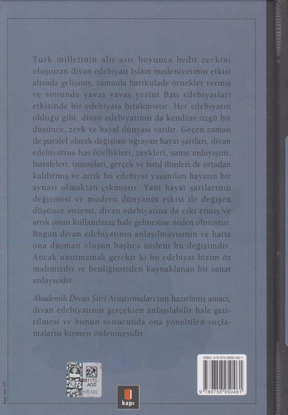 Akademik Divan Siiri Arastirmalari