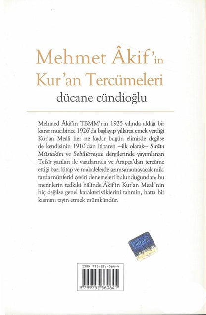 Mehmet Akifin Kuran Tercümeleri