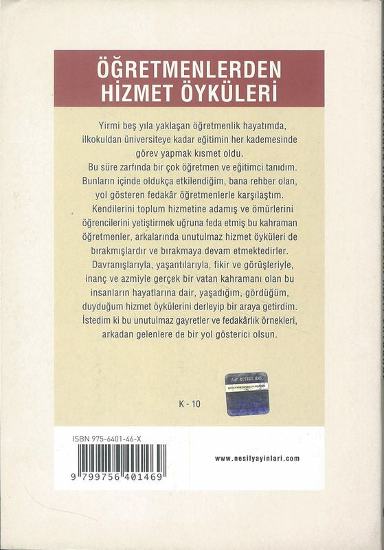 Ögretmenlerden Hizmet Öyküleri