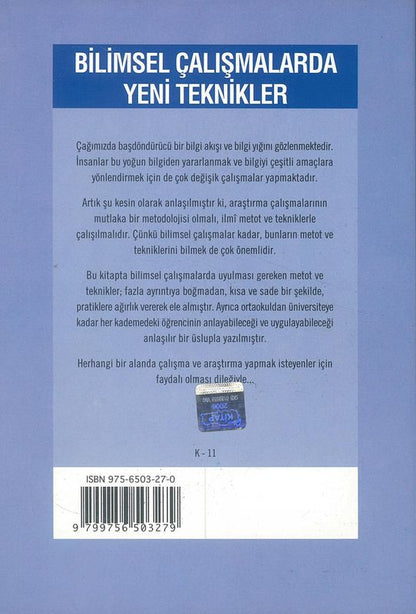 Bilimsel Calismalarda Yeni Teknikler