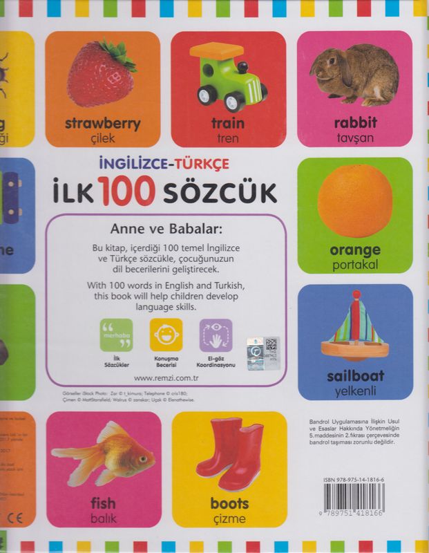 Ingilizce-Türkce ilk 100 Sözcük