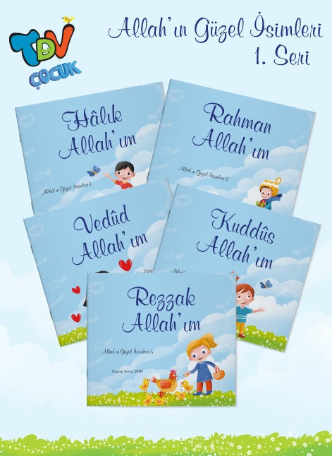 Allahin Güzel Isimleri 1 set 5 Kitap Takim