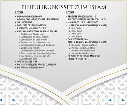 EINFÜHRUNGSSET ZUM ISLAM