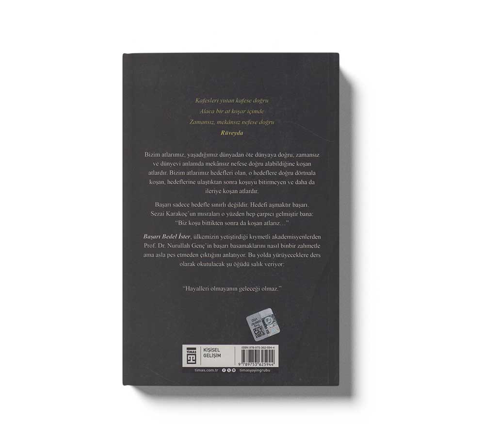 Başarı Bedel İster Hayalleri Olmayanın Geleceği Olama