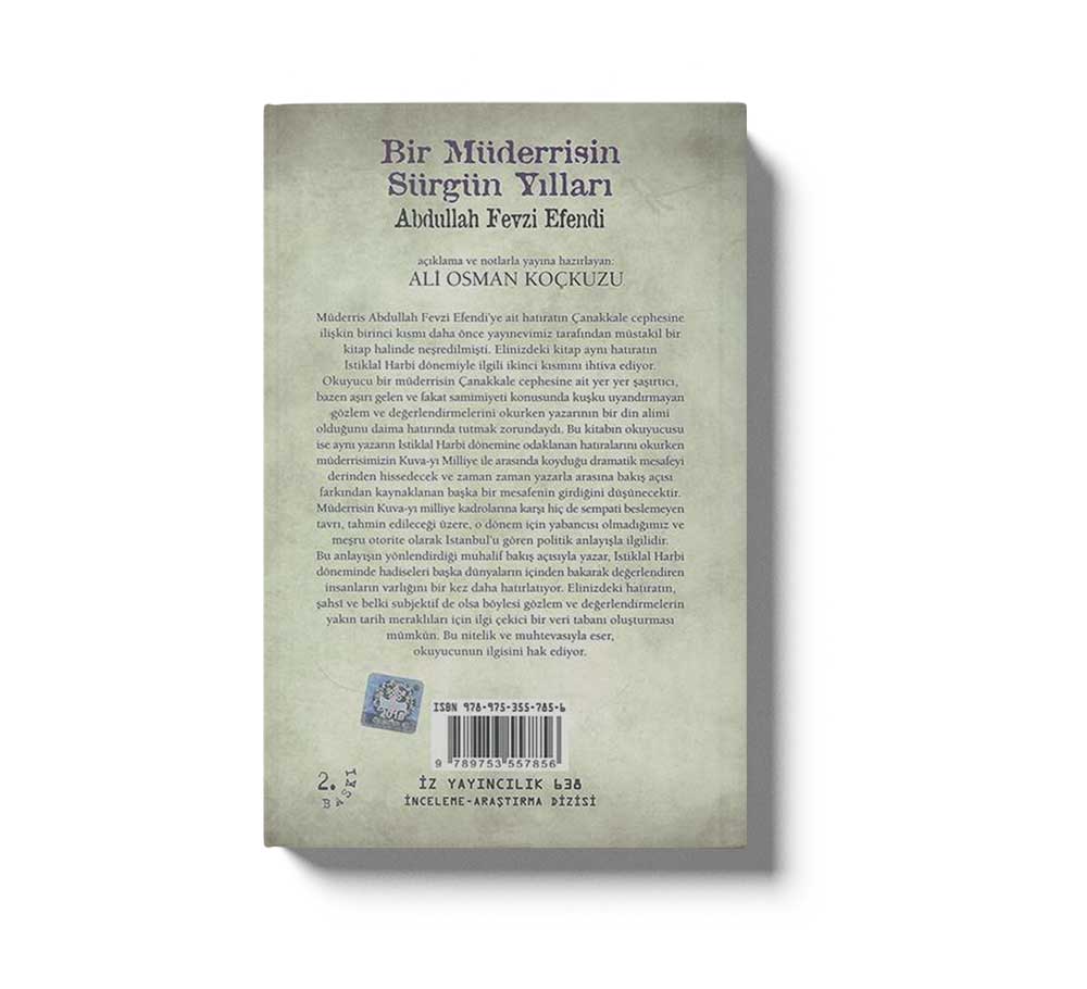 Bir Müderrisin Sürgün Yılları