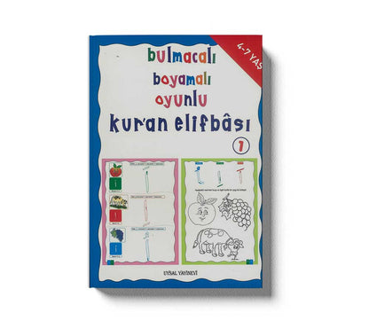 Bulmacali Boyamali Oyunlu Kuran Elifba 1