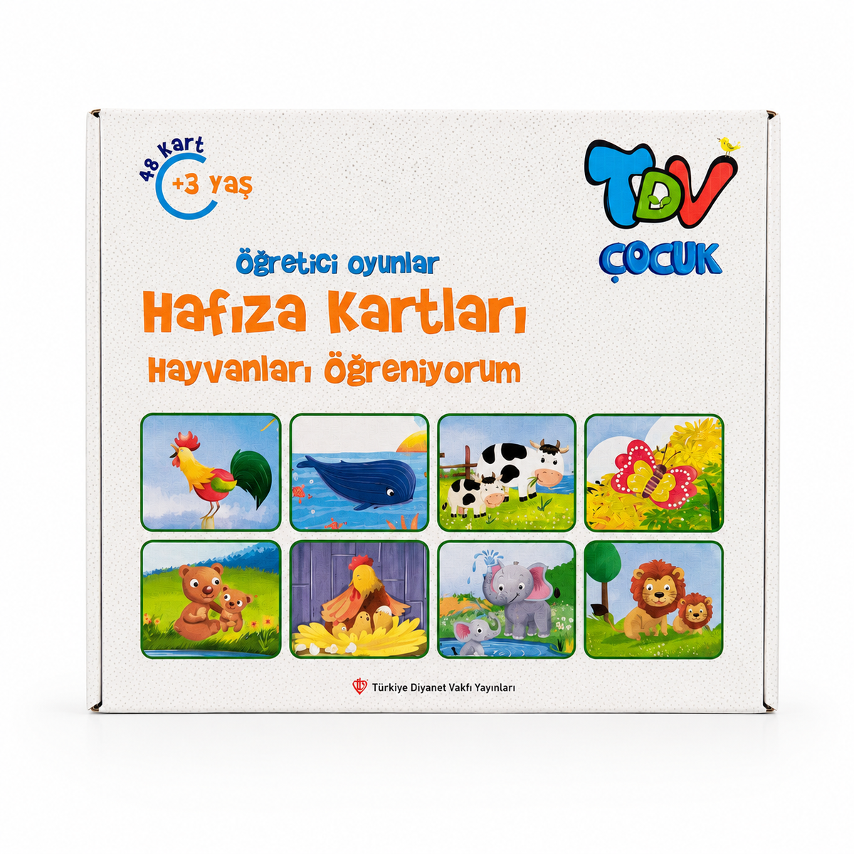 Öğretici Oyunlar Hafiza Kartları (Memory) Hayvanları Öğreniyorum - 48 Kart