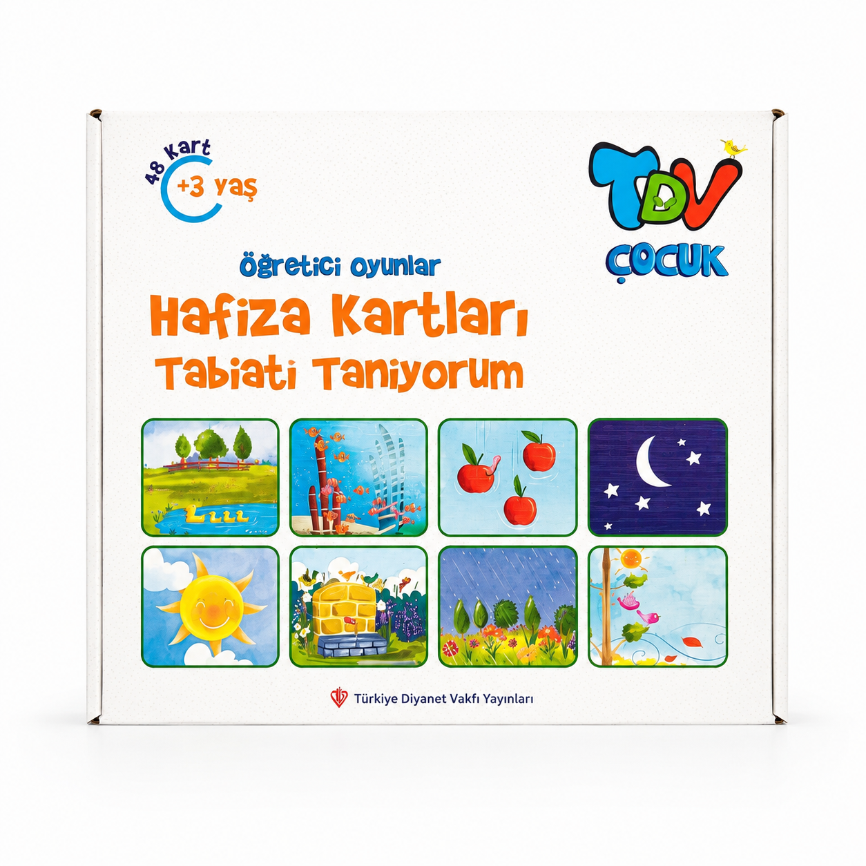 Öğretici Oyunlar Hafiza Kartları (Memory) Tabiatı Tanıyorum - 48 Kart