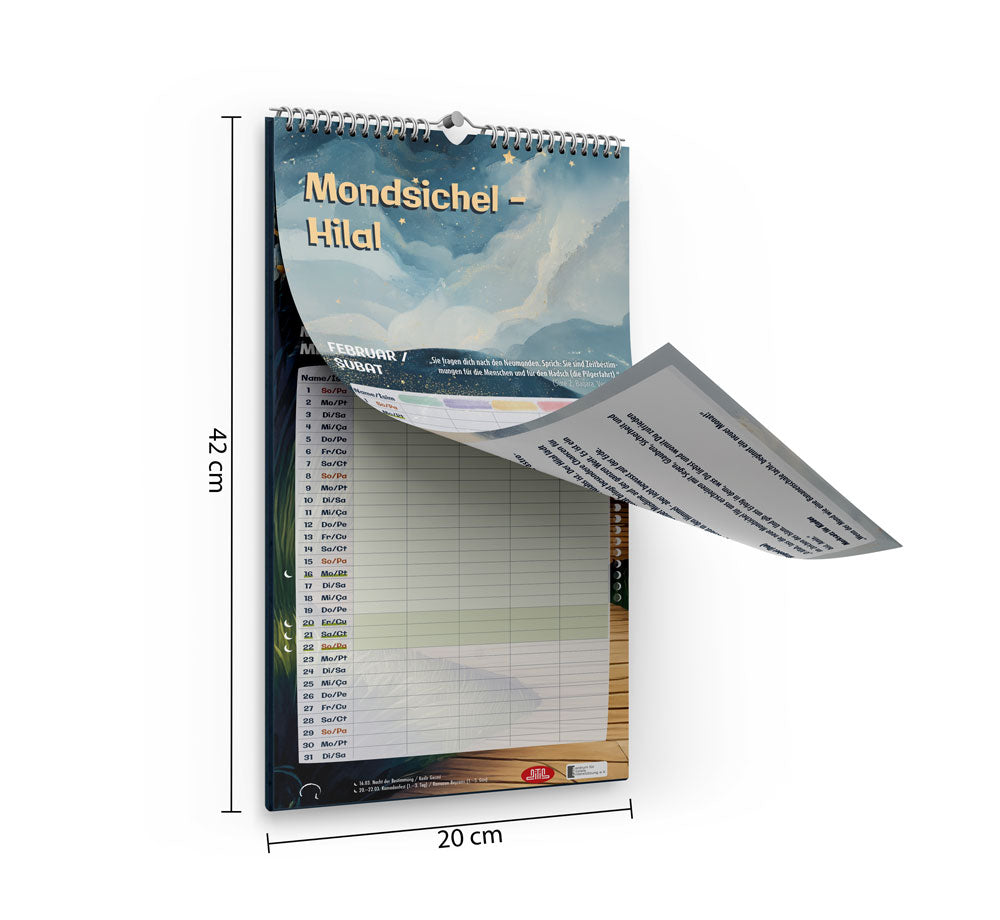 MEIN FAMILIENPLANER 2026 - Cocuk ve Aile Takvimim 2026