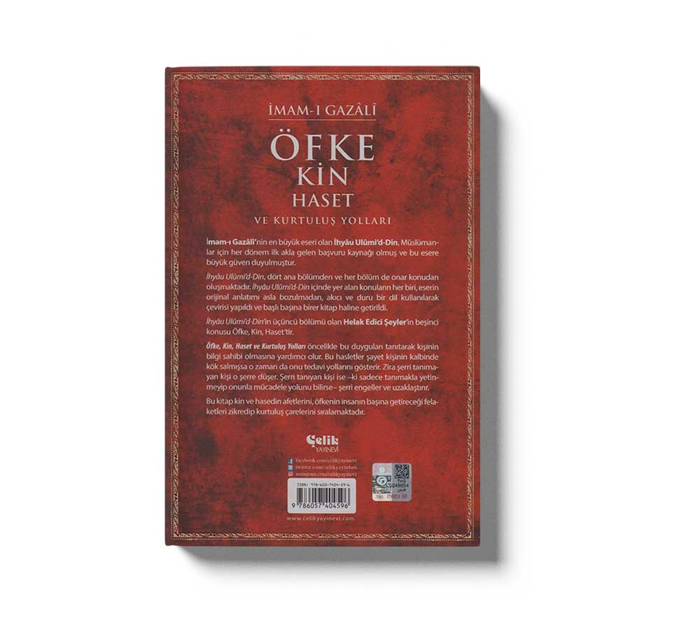 Öfke Kin Haset ve Kurtuluş Yolları