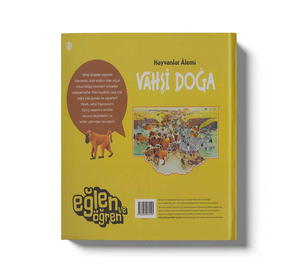 Hareketli Kitap 3d Hayvanlar Alemi Vahsi Doga