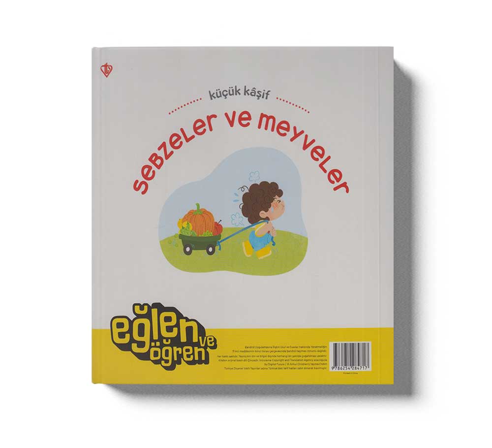 Hareketli Kitap 3d Küçük Kasif Sebzeler Ve Meyveler