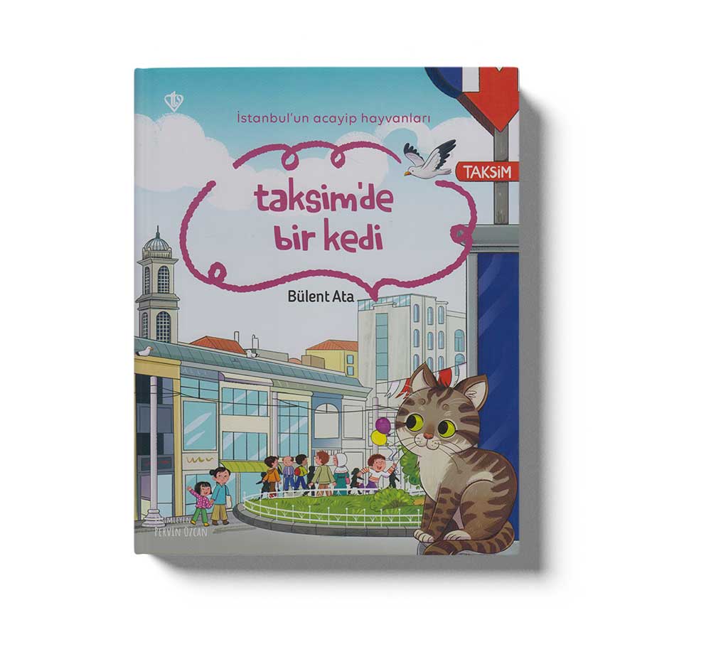 İstanbulun Acayip Hayvanları Taksimde Bir Kedi