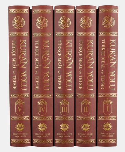 Kuran Yolu Türkce Meali Ve Tefsir Tk 5 Cilt