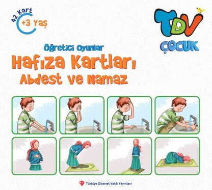 Ögretici Oyunlar Hafiza Kartlari Abdest Ve Namaz 42 Kart