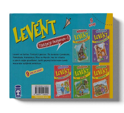 Levent Türkiyeyi Geziyorum 1 Set 1-5 Kitap