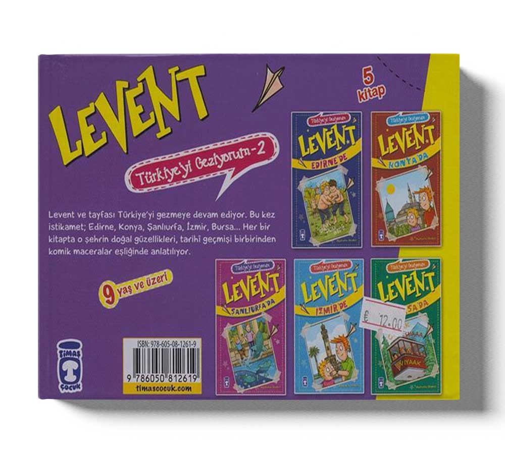 Levent Türkiyeyi Geziyorum 2 Set 1-5 Kitap