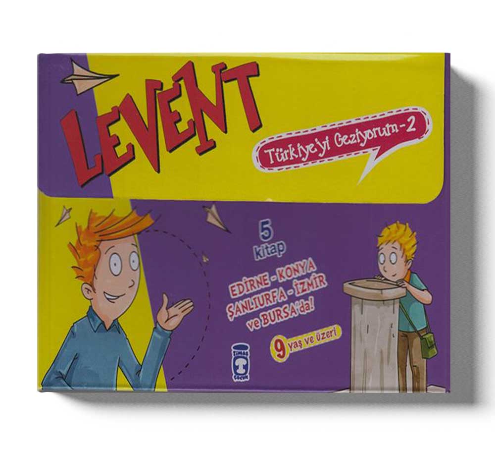 Levent Türkiyeyi Geziyorum 2 Set 1-5 Kitap