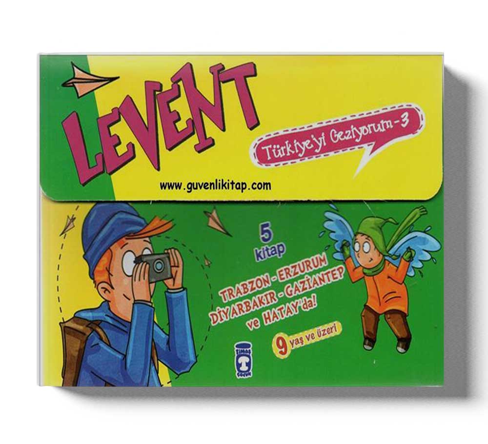 Levent Türkiyeyi Geziyorum 3 Set 1-5 Kitap