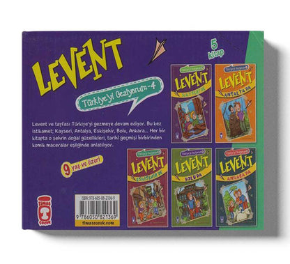 Levent Türkiyeyi Geziyorum 4 Set 1-5 Kitap