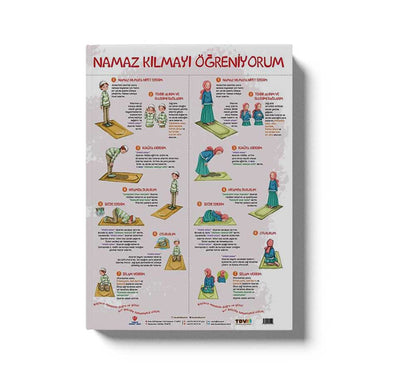 Namaz Kilmayi Ögreniyorum Poster 50X70