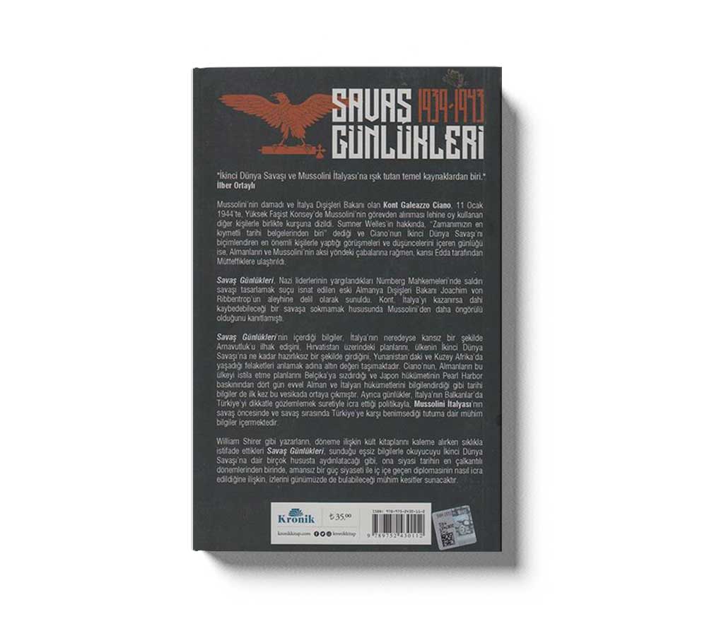 Savas Günlükleri (1939-1943)