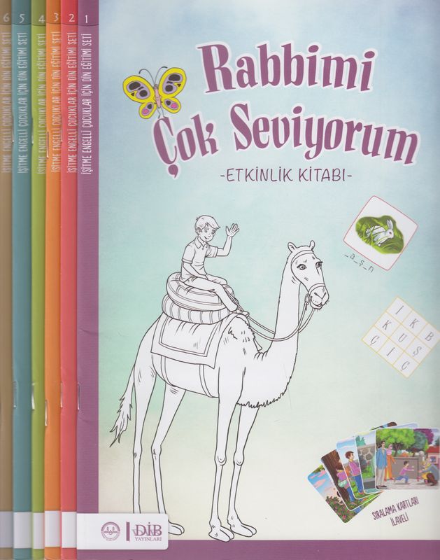 Isitme Engelli Cocuklar Icin Din Egitimi Seti 6 Kitap Rabbimi Cok Seviyorum Etkinlik Kitabi