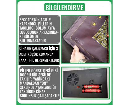 Benim Seccadem Cocuklar Icin Sesli Konusan Namaz Kildiran 7 Dil Secenegiyle