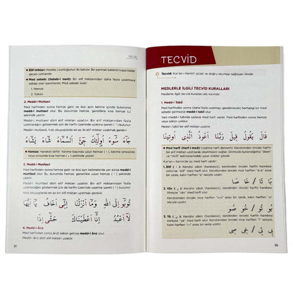 Tecvidli Kuranı Kerim Elif Bası Kırmızı