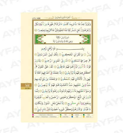 Kurani Kerim Cami Boy Tecvitli Ayfa 135