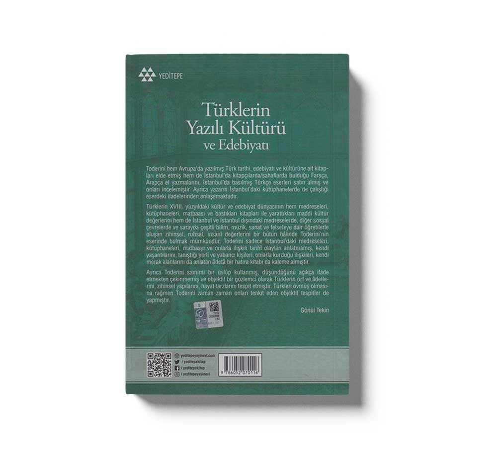 Türklerin Yazili Kültürü Ve Edebiyati
