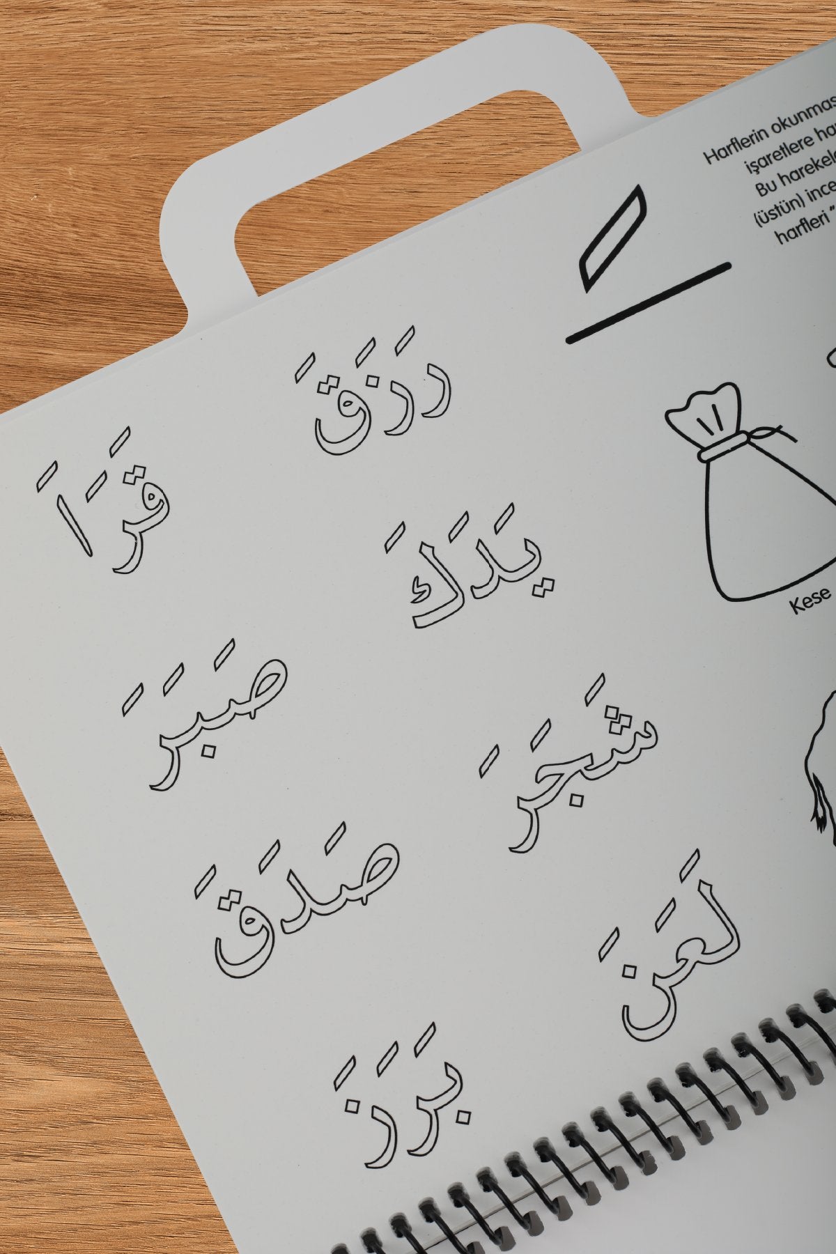 Yıkanabilir Elifba Harfler Canta Kitap