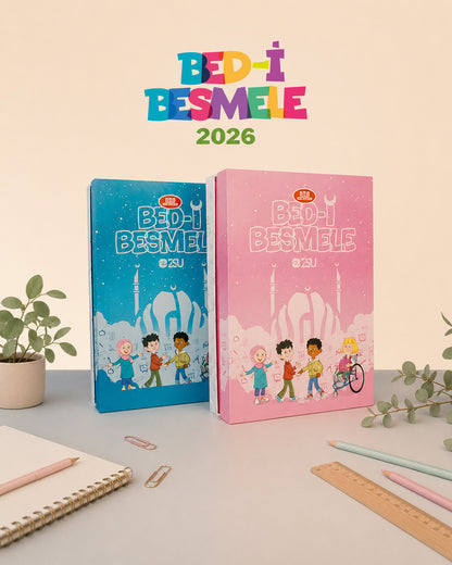 Bedi Besmele Seti Mavi ve Pembe Paketli